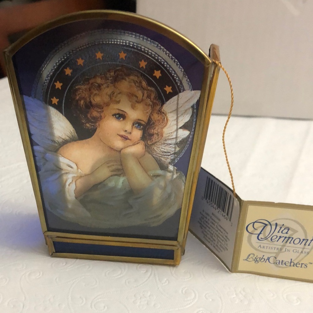 Enesco via Vermont hand painted angel light